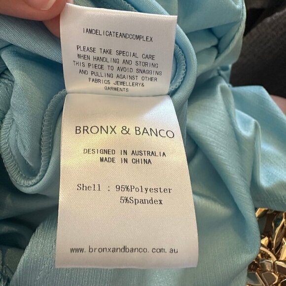 Bronx and Banco Jamilia Maxi Dress in Light Blue - Picture 9 of 9